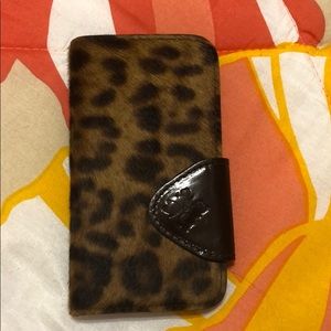 NWT Patricia Nash iphone and card leather case